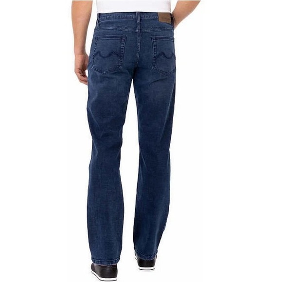 URBAN STAR Men's Blue Jeans 40x32 Stretch Relaxed Fit Straight Leg 5 Pocket NEW - Picture 2 of 3